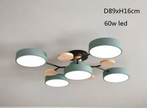 Modern LED Ceiling Chandelier with Adjustable Lighting for Living and Dining Rooms