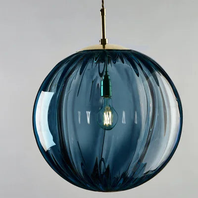 Modern Glass Globe Pendant Light for Contemporary Dining and Kitchen Spaces