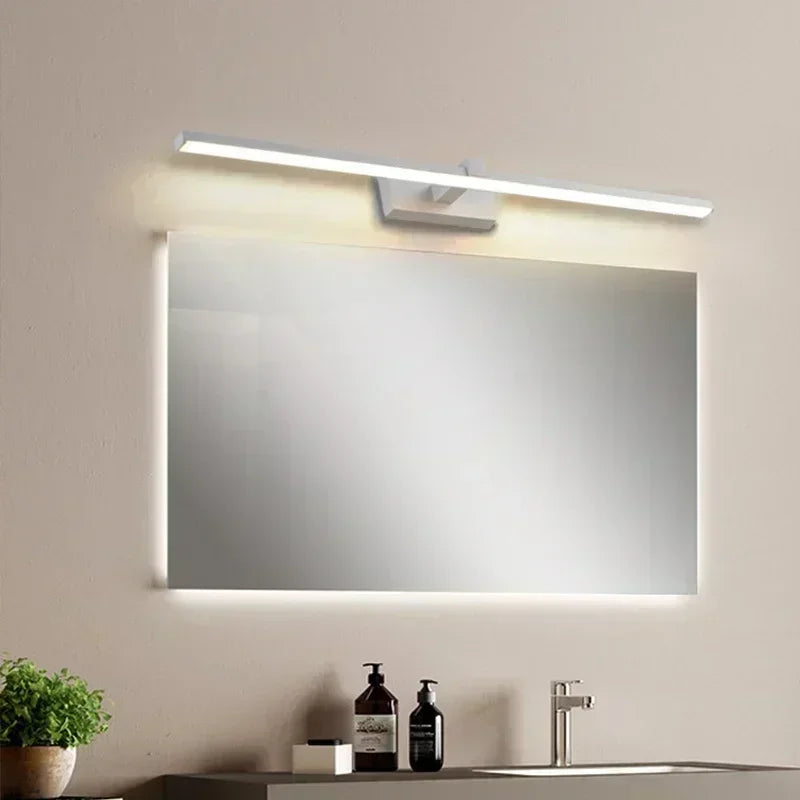 Modern LED Wall Strip Light for Bathroom Mirrors and Vanity Spaces