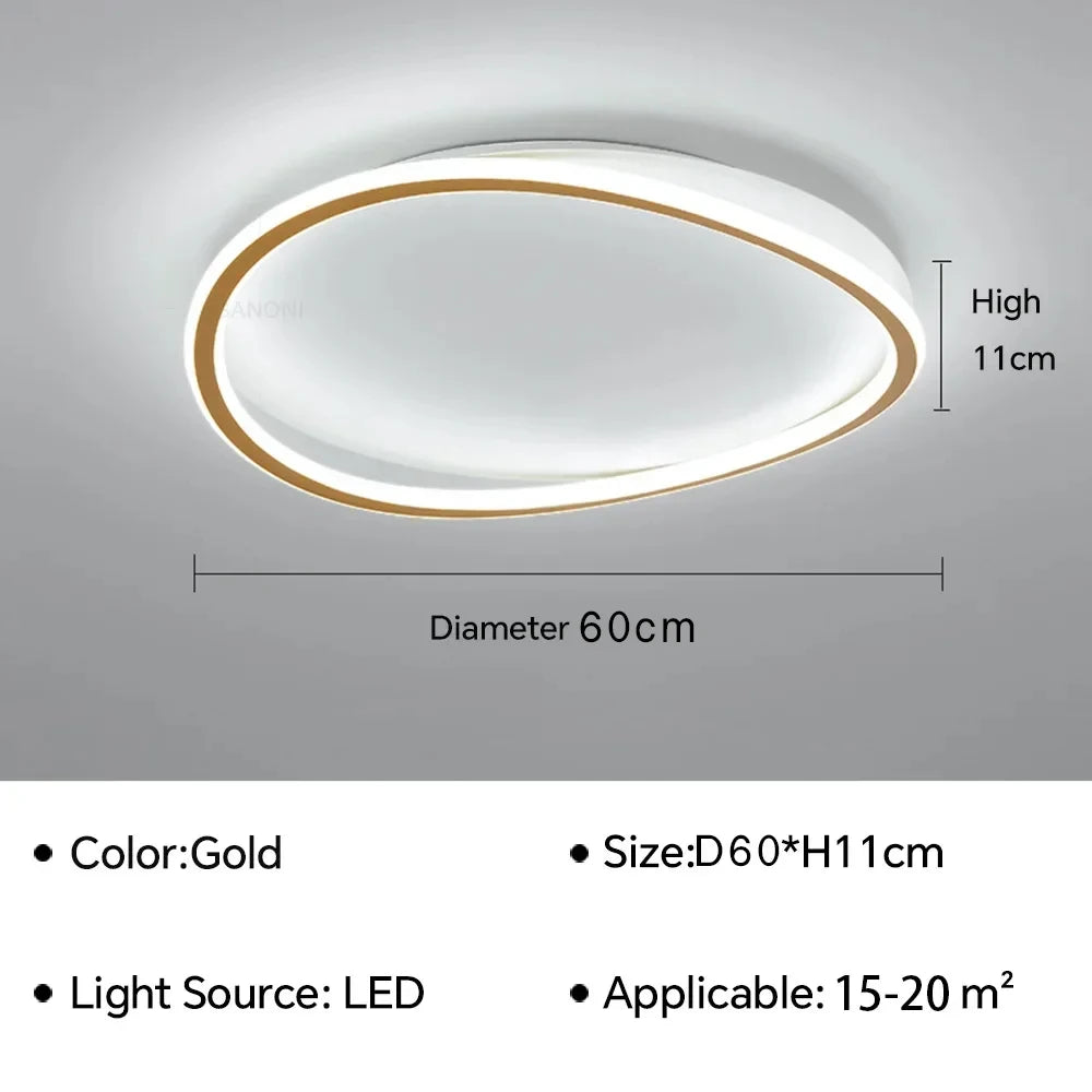 Modern LED Ceiling Chandelier for Living Rooms and Dining Spaces
