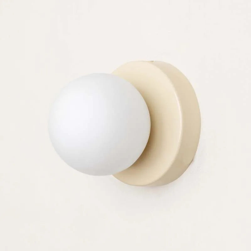 Modern Glass Sconce for Bedroom Bedside and Hallway Accent Lighting