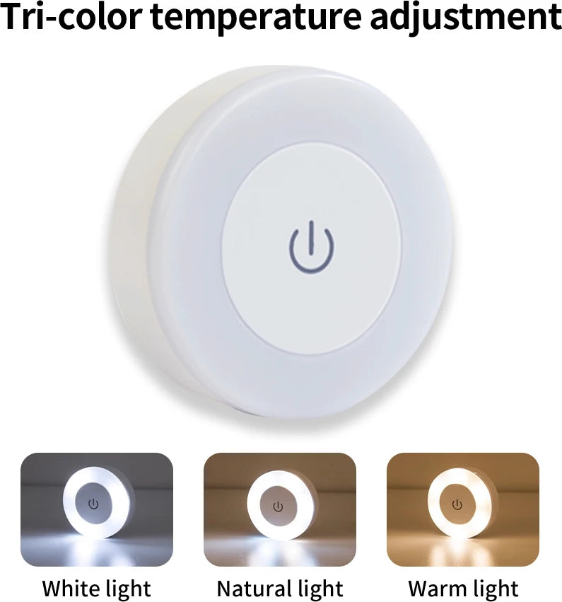 Dimmable Magnetic LED Wall Lamp for Reading Bedrooms and Modern Closets