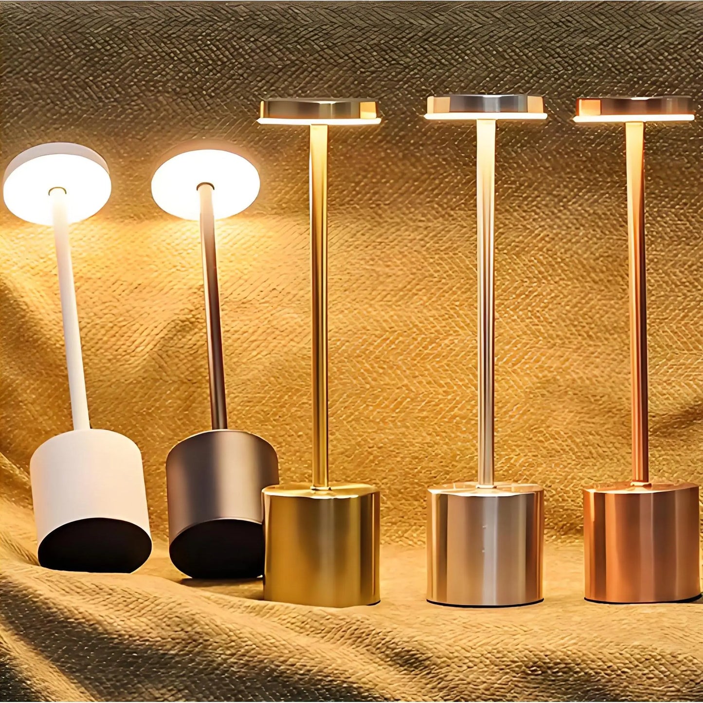 Wireless Rechargeable LED Table Lamp for Modern Restaurants and Hotels