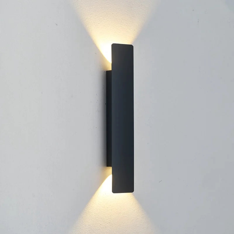Modern LED Strip Wall Light for Exterior and Bedroom Interiors