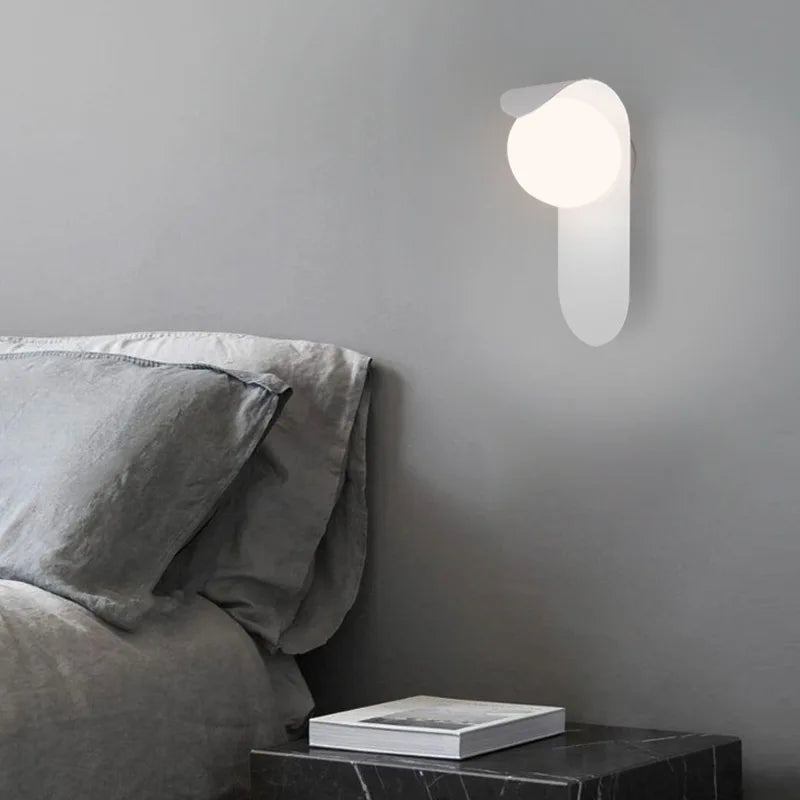 Modern LED Wall Lamp for Hallways and Minimalist Bedroom Interiors
