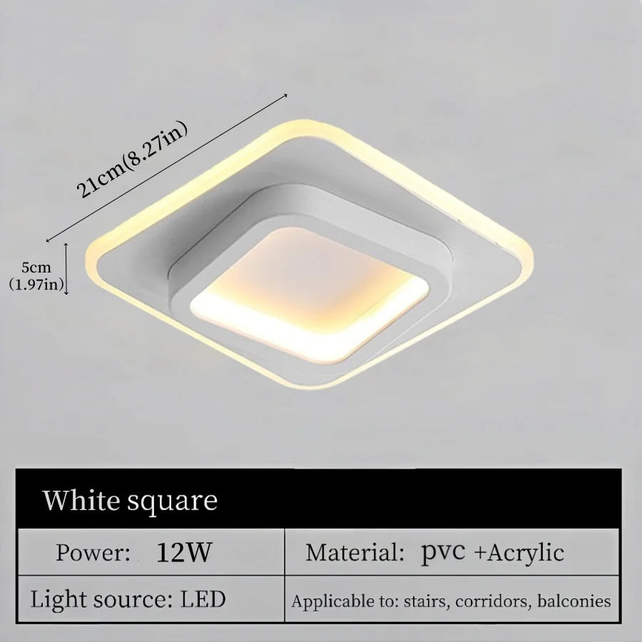 Modern LED Flush Mount Ceiling Light for Elegant Living Spaces
