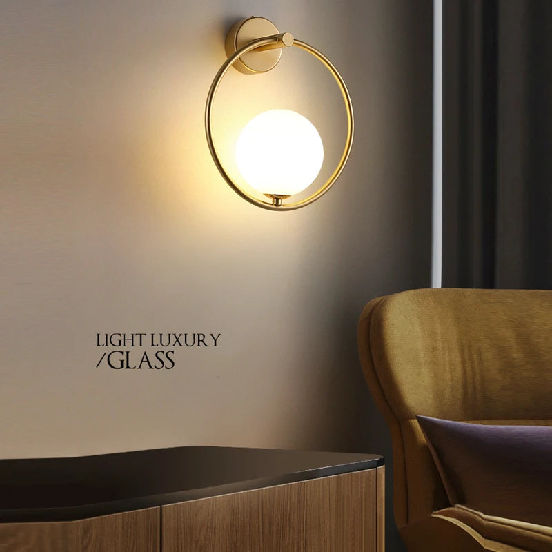 Modern LED Wall Sconce for Living Room and Bedroom Ambient Lighting