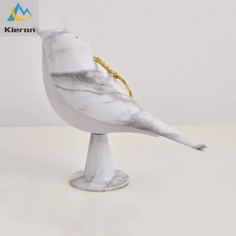 Modern Nordic Bird LED Desk Lamp for Bedside and Study Lighting