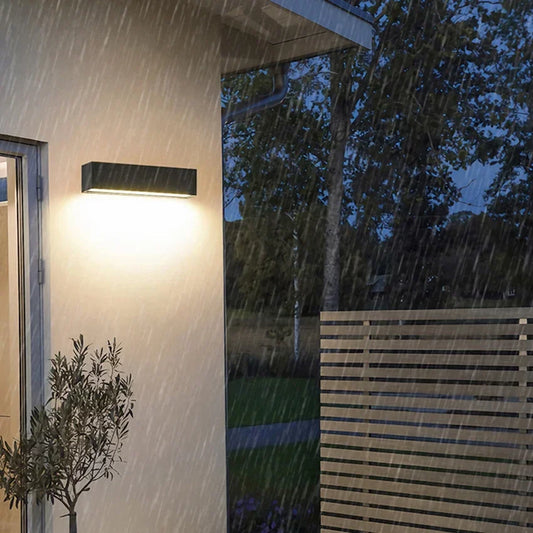 Modern LED Wall Sconce for Exterior Terrace and Villa Lighting