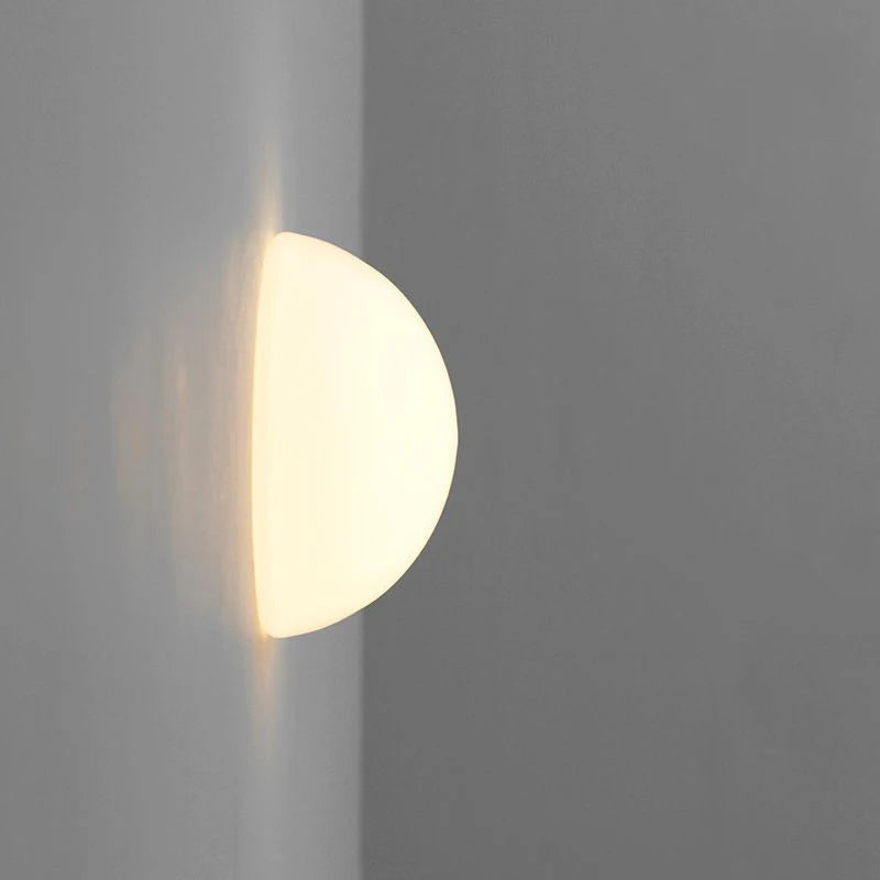 Bauhaus Glass Globe Wall Sconce for Modern Bedrooms and Bathrooms
