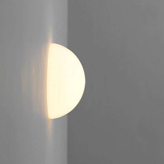 Bauhaus Glass Globe Wall Sconce for Modern Bedrooms and Bathrooms