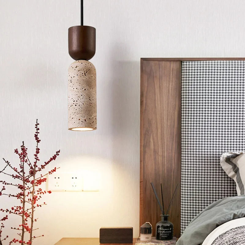 Wabi Sabi Pendant Light for Boutique Hotels and Bedroom Ambiance