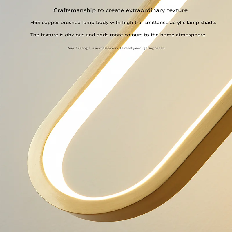 Modern Minimalist LED Pendant Chandelier for Living Rooms and Restaurants