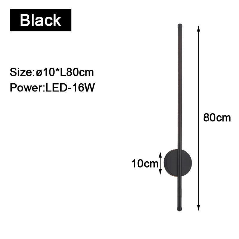 Modern LED Wall Sconce in Gold and Black for Sophisticated Hallways