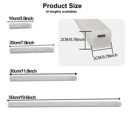 Wireless Motion Sensor LED Strip Light for Kitchen Cabinets and Closets