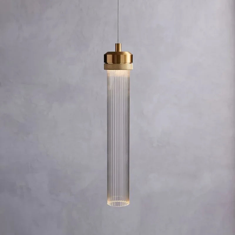 Modern Glass Pendant Light for Kitchen Islands and Bedside Ambience