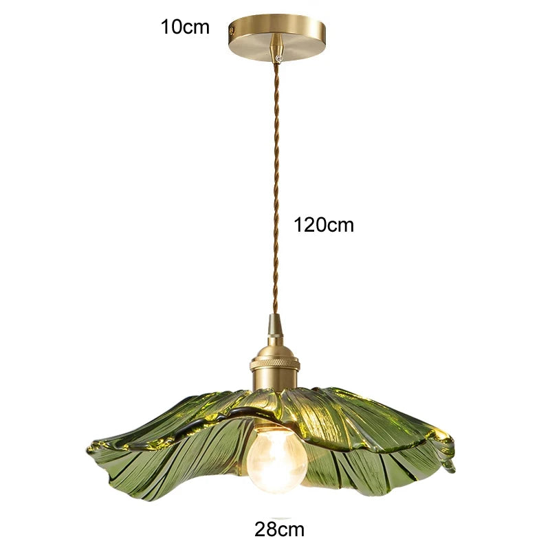 Floral Glass Pendant Light for Modern Dining Rooms and Cafes