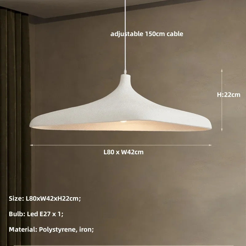Wabi Sabi Pendant Light for Minimalist Living and Dining Room Decor