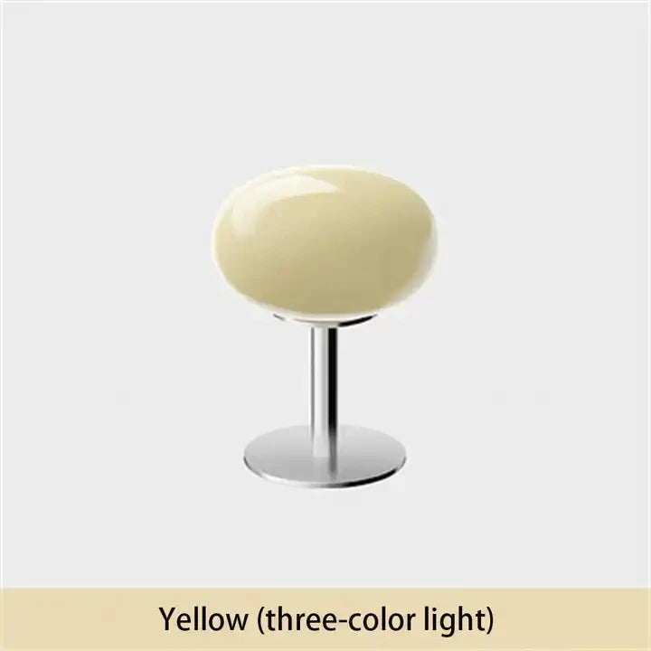 Retro Cream Glass Table Lamp for Modern Living Rooms and Studies