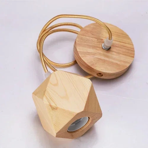 Vintage Wooden Pendant Light for Restaurants and Cozy Home Interiors