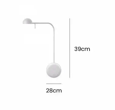 Adjustable Swing Arm Wall Lamp for Modern Home Offices and Bedside Reading
