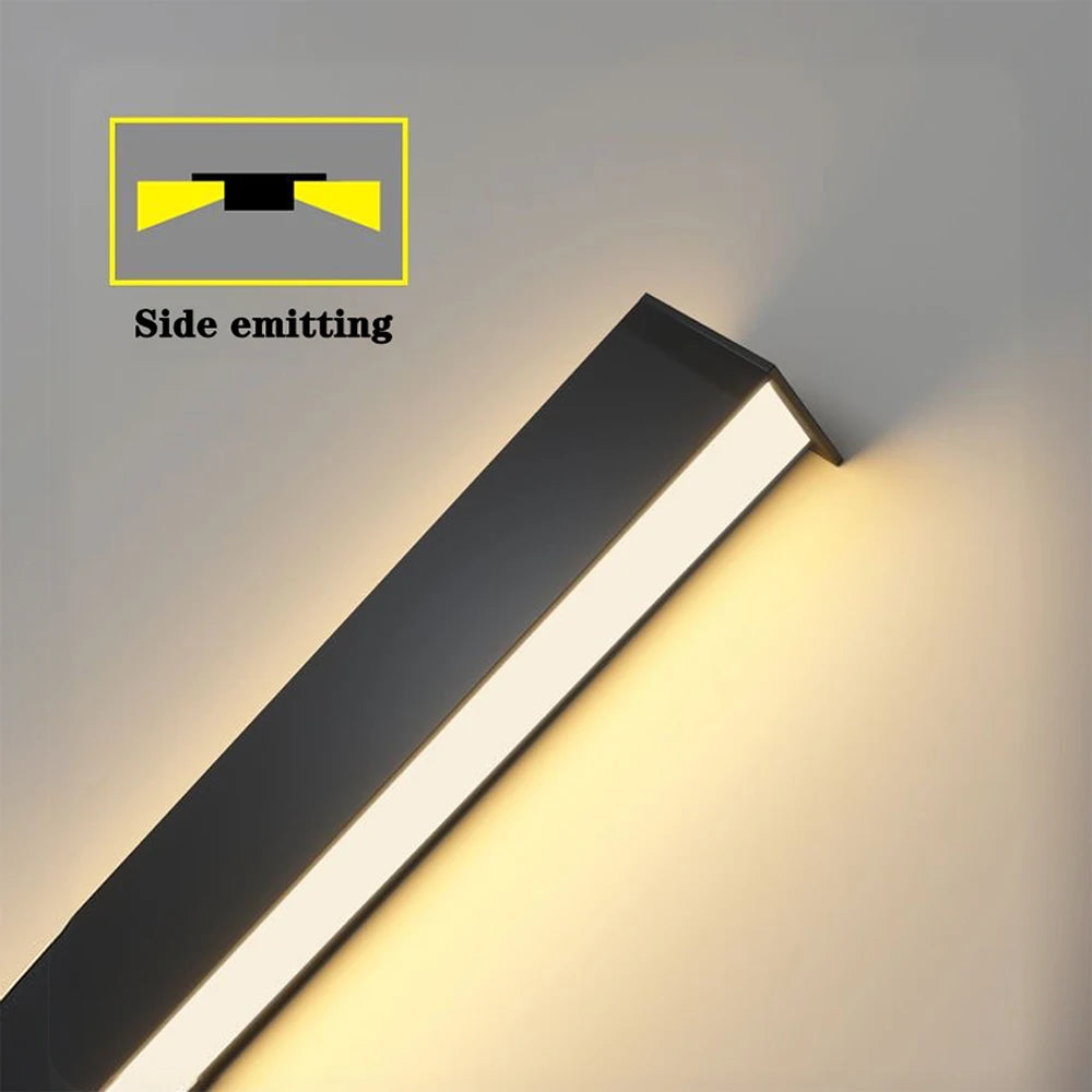 Modern LED Outdoor Wall Sconce with Motion Sensor for Garden and Patio