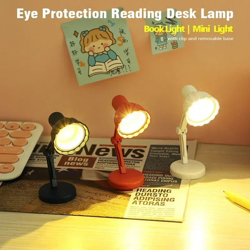 Portable LED Clip-On Book Light for Travel and Bedside Reading
