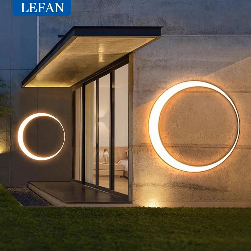 Modern Waterproof LED Outdoor Wall Light for Garden Terrace and Porch