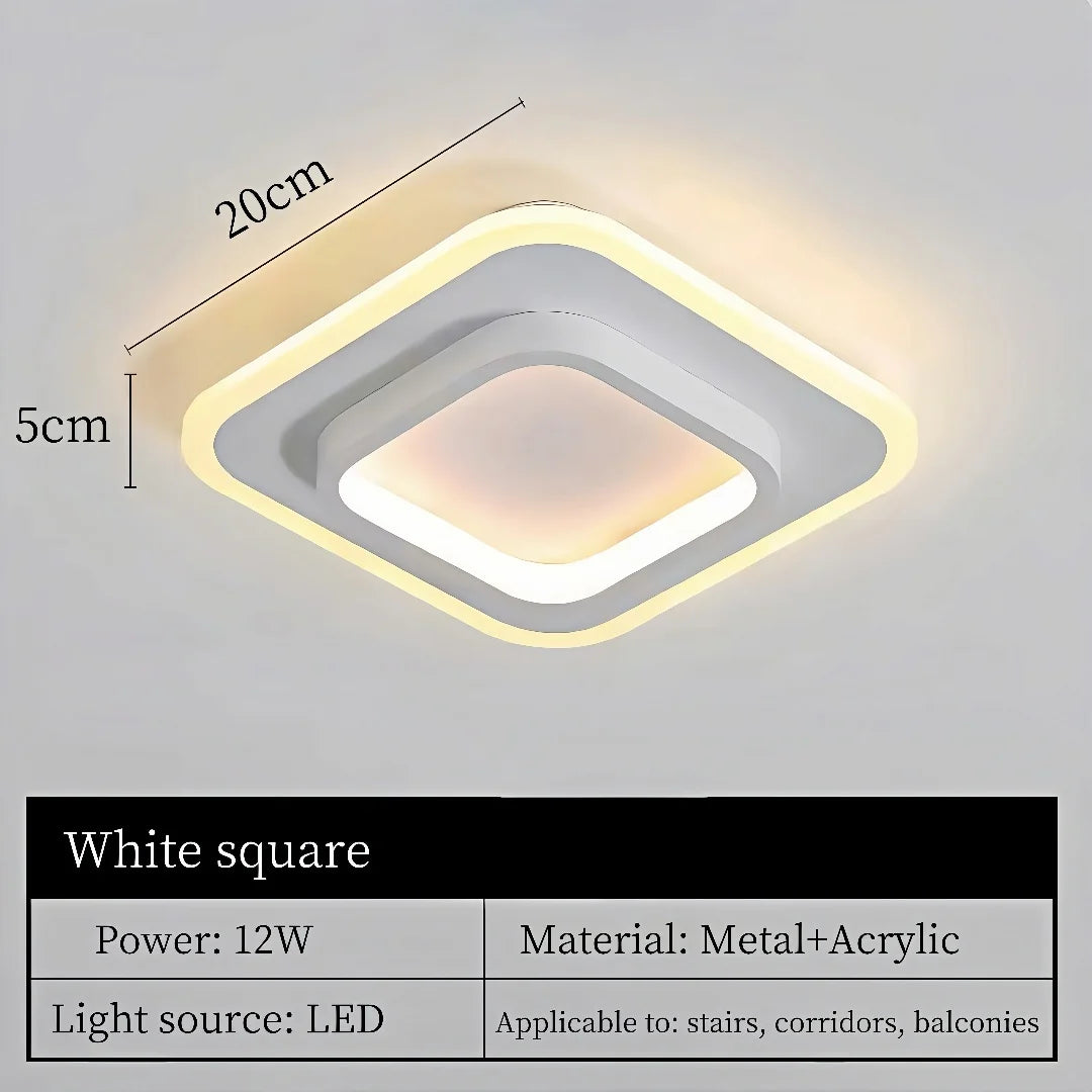 Modern LED Flush Mount Ceiling Light for Elegant Living Spaces