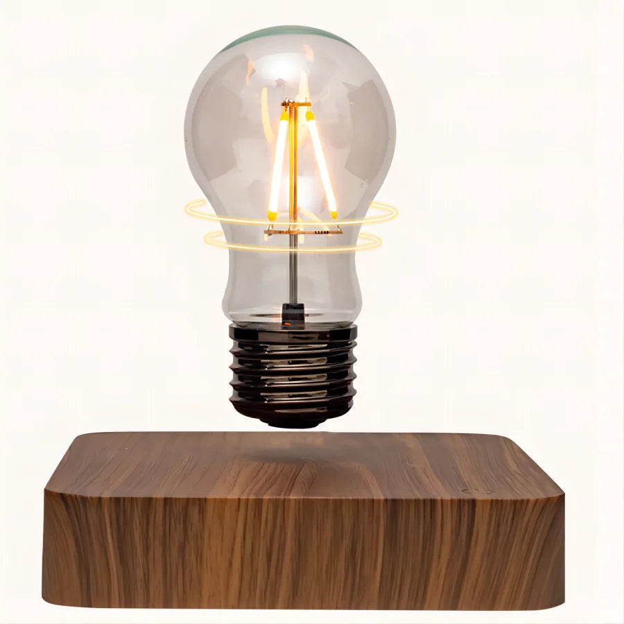 Magnetic Levitation Floating LED Bulb Table Lamp for Modern Offices and Homes