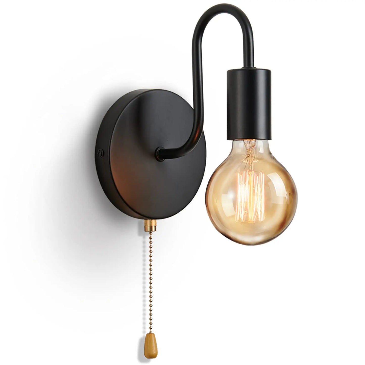 Nordic Industrial Wall Sconce for Modern Bedroom and Bathroom Decor