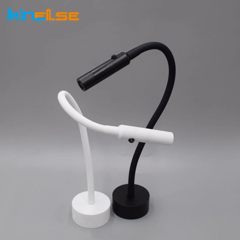 Flexible LED Gooseneck Wall Lamp for Hotel Reading and Bedside Lighting