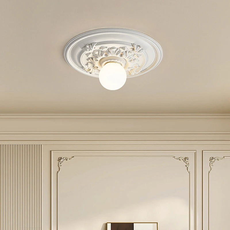 Vintage French Inspired Ceiling Light for Hallway and Living Room Elegance