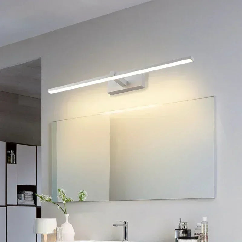 Modern LED Wall Strip Light for Bathroom Mirrors and Vanity Spaces