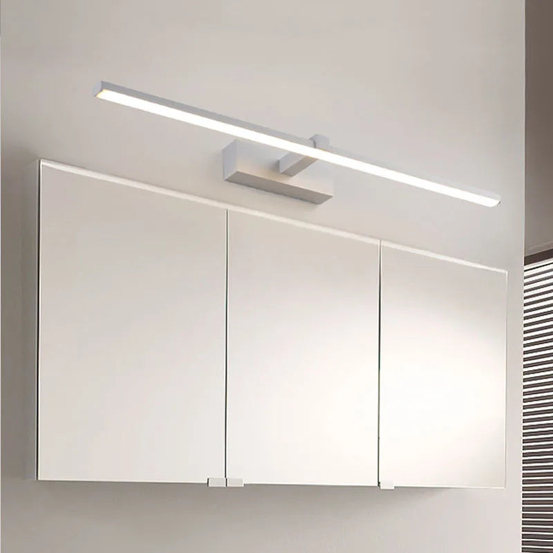 Modern LED Strip Wall Light for Bathroom Vanity and Bedroom Mirror Decor