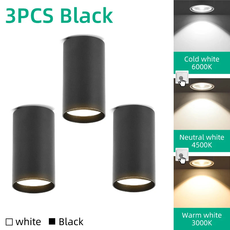 Adjustable GU10 LED Ceiling Spotlight for Modern Kitchens and Retail Spaces