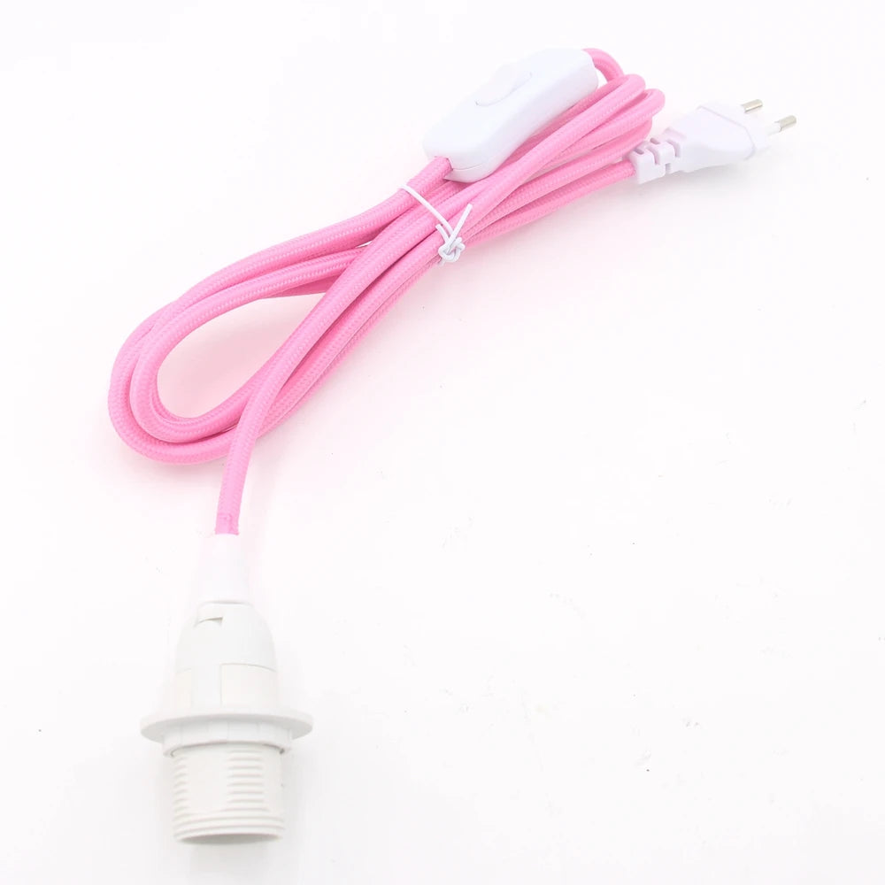 Adjustable Pendant Light Cord with Switch for Bedroom and Home Lighting