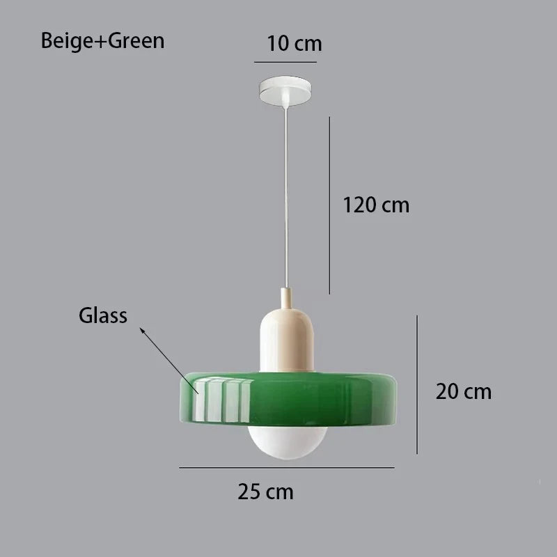 Nordic Glass Pendant Light for Modern Dining Room and Kitchen Lighting