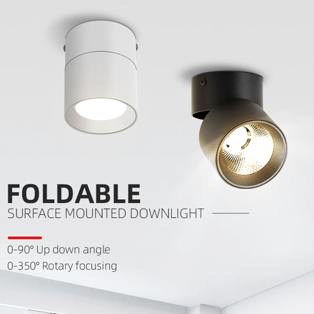 Adjustable LED Downlight with 3 Color Modes for Modern Home Interiors