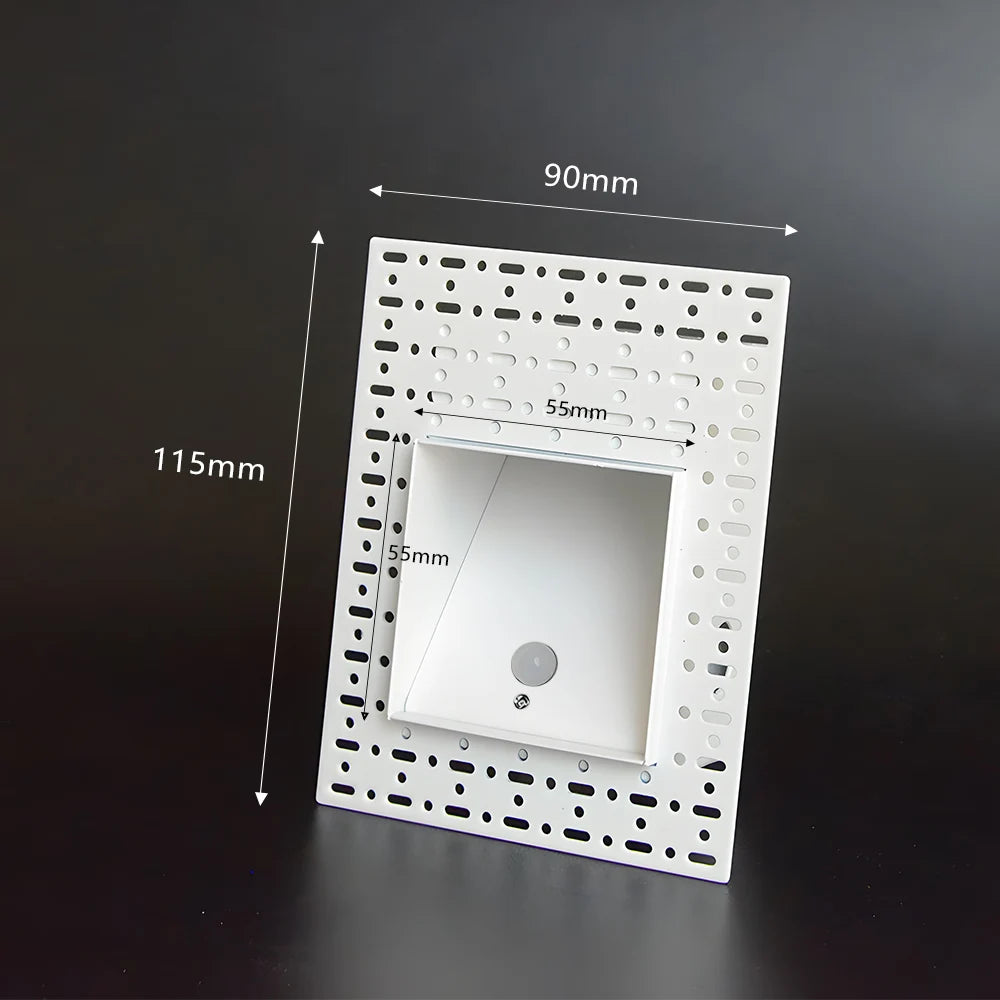 Motion Sensor Recessed Wall Light for Modern Staircases and Hallways