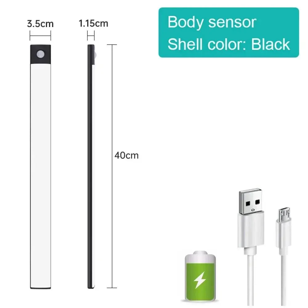 Wireless Motion Sensor Under Cabinet Light for Kitchen Bedroom and Wardrobe