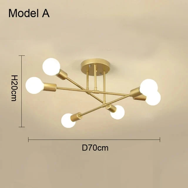 Modern Nordic Pendant Light for Sophisticated Living Rooms and Bedrooms