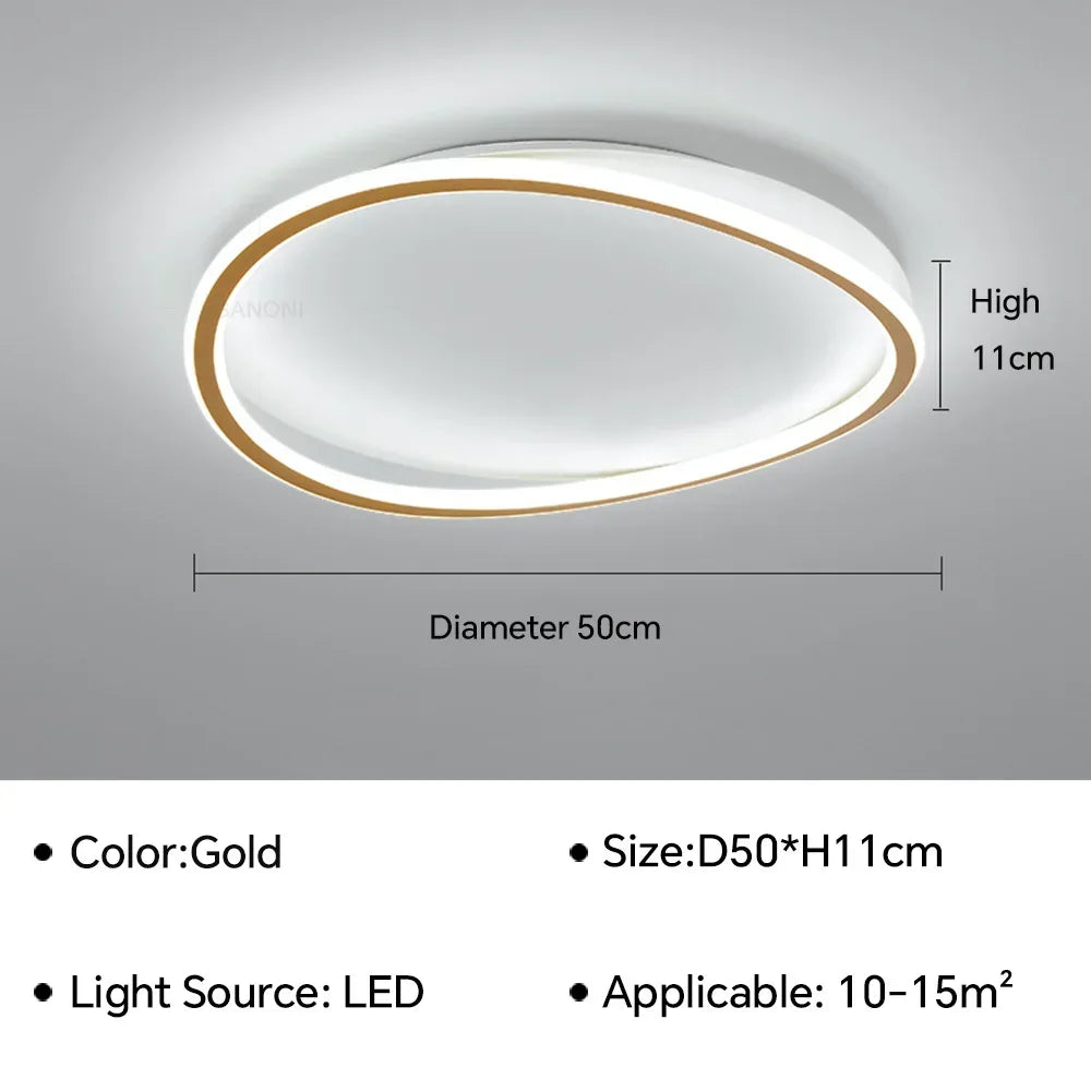 Modern LED Ceiling Chandelier for Living Rooms and Dining Spaces