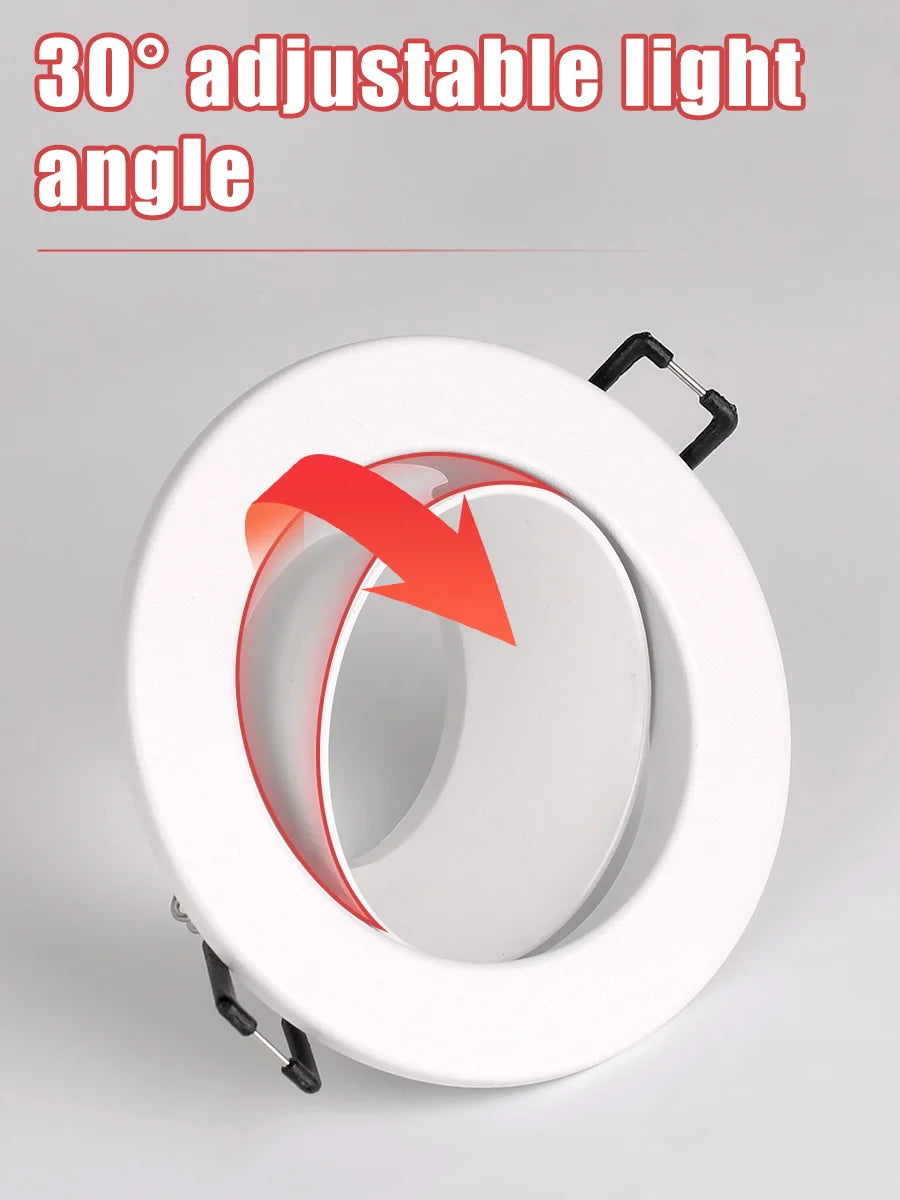 Adjustable GU10 LED Ceiling Spotlight for Modern Kitchens and Retail Spaces