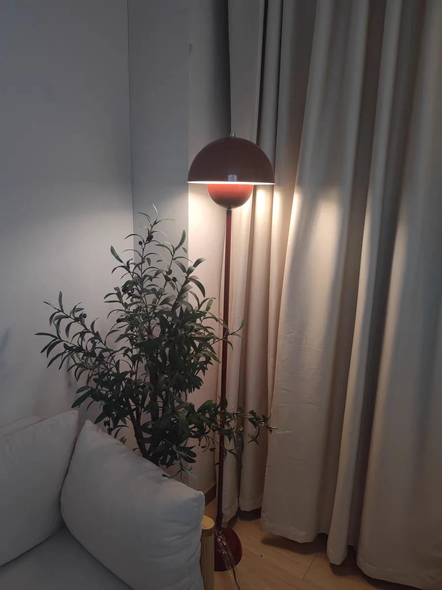 Modern Cream Ceramic Floor Lamp for Living Room and Bedroom Decor