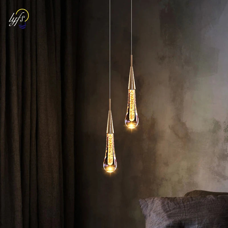 Modern Crystal Pendant Light for Elegant Dining and Living Spaces