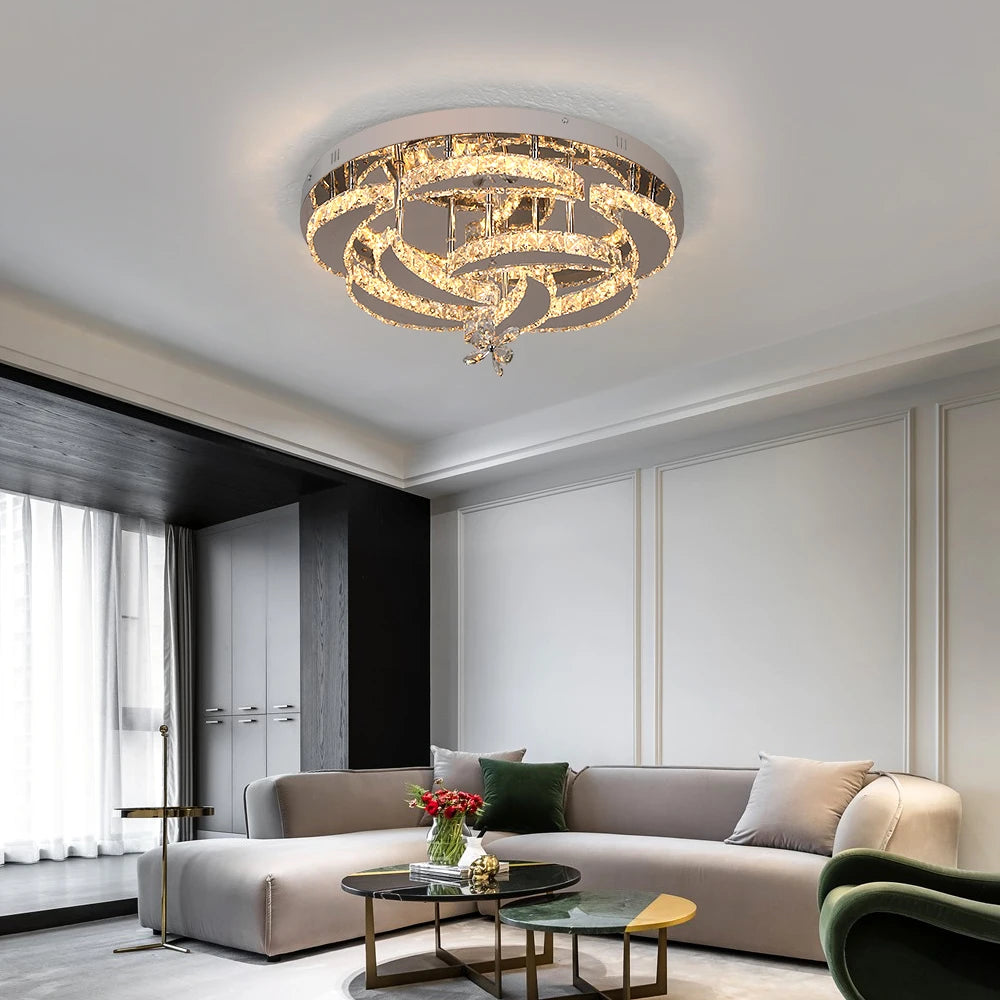 Luxury K9 Crystal Chandelier for Modern Dining Rooms and Living Spaces
