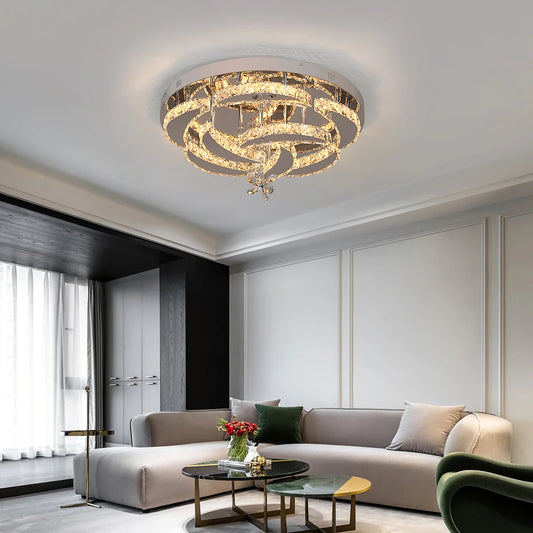 Luxury K9 Crystal Chandelier for Modern Dining Rooms and Living Spaces