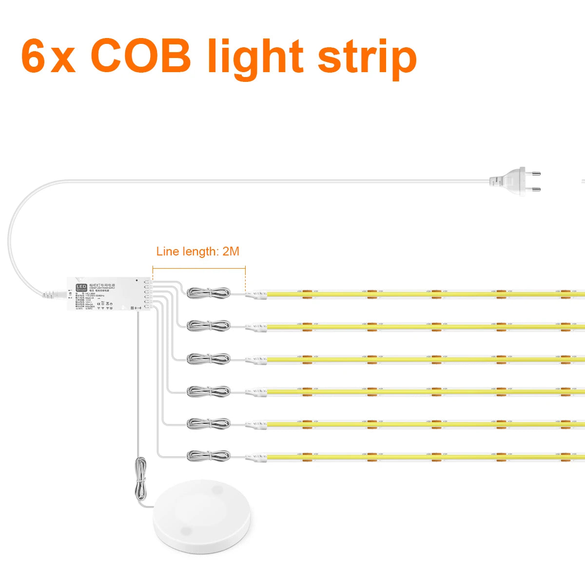Dimmable LED Wall Accent Light for Modern Shelving and Bedrooms