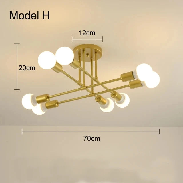 Modern Nordic Pendant Light for Sophisticated Living Rooms and Bedrooms